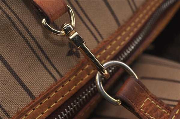 Authentic Louis Vuitton Monogram Neverfull MM Tote Bag M40156 LV 9680D