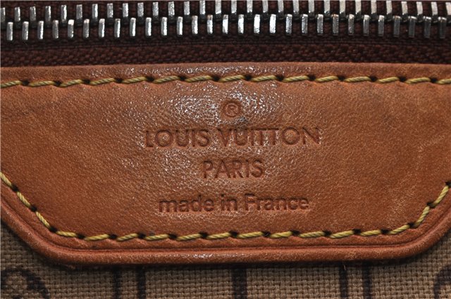 Authentic Louis Vuitton Monogram Neverfull MM Tote Bag M40156 LV 9680D