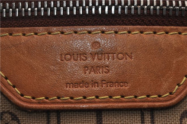 Authentic Louis Vuitton Monogram Neverfull MM Tote Bag M40156 LV 9680D