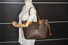 Authentic Louis Vuitton Monogram Neverfull MM Tote Bag M40156 LV 9680D