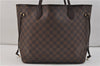 Authentic Louis Vuitton Damier Neverfull MM Shoulder Tote Bag N51105 LV 9734D