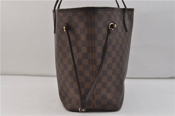 Authentic Louis Vuitton Damier Neverfull MM Shoulder Tote Bag N51105 LV 9734D
