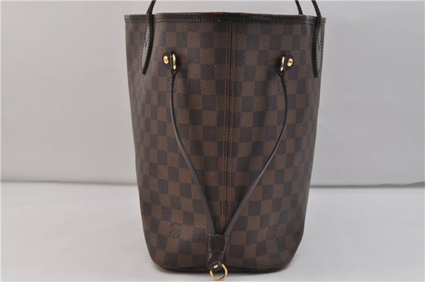 Authentic Louis Vuitton Damier Neverfull MM Shoulder Tote Bag N51105 LV 9734D