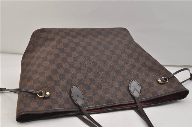 Authentic Louis Vuitton Damier Neverfull MM Shoulder Tote Bag N51105 LV 9734D