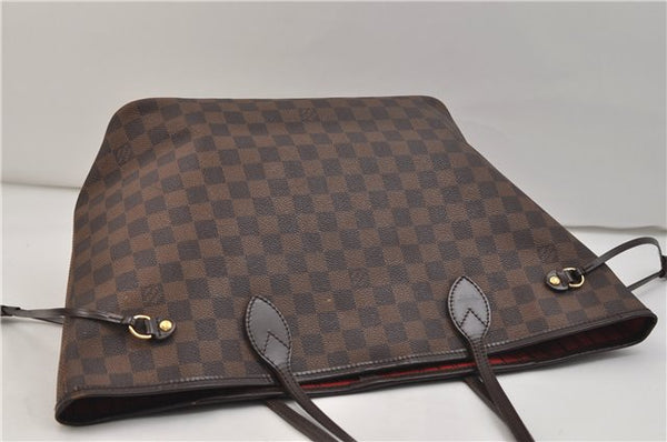 Authentic Louis Vuitton Damier Neverfull MM Shoulder Tote Bag N51105 LV 9734D