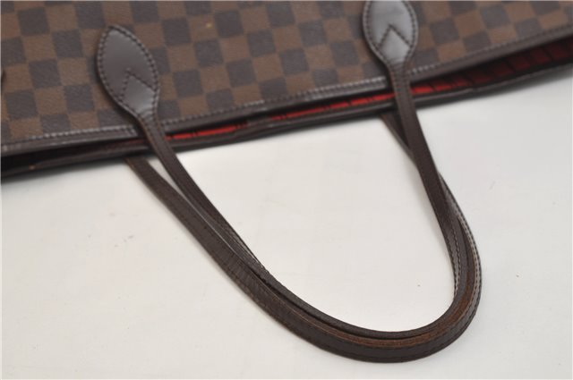 Authentic Louis Vuitton Damier Neverfull MM Shoulder Tote Bag N51105 LV 9734D