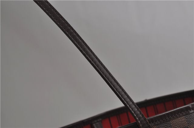 Authentic Louis Vuitton Damier Neverfull MM Shoulder Tote Bag N51105 LV 9734D