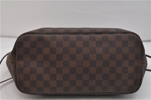 Authentic Louis Vuitton Damier Neverfull MM Shoulder Tote Bag N51105 LV 9734D