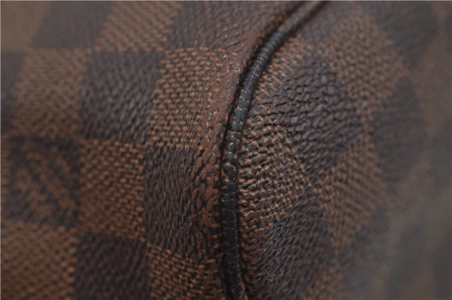 Authentic Louis Vuitton Damier Neverfull MM Shoulder Tote Bag N51105 LV 9734D