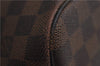 Authentic Louis Vuitton Damier Neverfull MM Shoulder Tote Bag N51105 LV 9734D