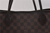 Authentic Louis Vuitton Damier Neverfull MM Shoulder Tote Bag N51105 LV 9734D