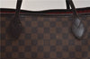 Authentic Louis Vuitton Damier Neverfull MM Shoulder Tote Bag N51105 LV 9734D