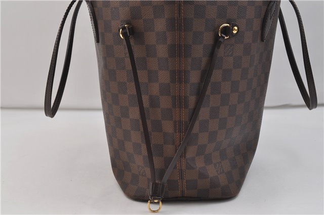 Authentic Louis Vuitton Damier Neverfull MM Shoulder Tote Bag N51105 LV 9734D
