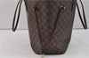 Authentic Louis Vuitton Damier Neverfull MM Shoulder Tote Bag N51105 LV 9734D