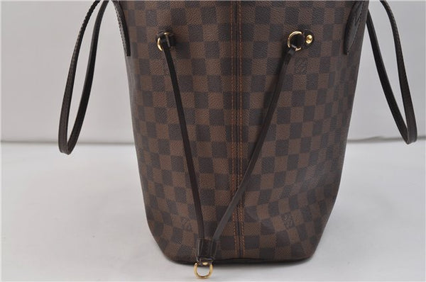 Authentic Louis Vuitton Damier Neverfull MM Shoulder Tote Bag N51105 LV 9734D