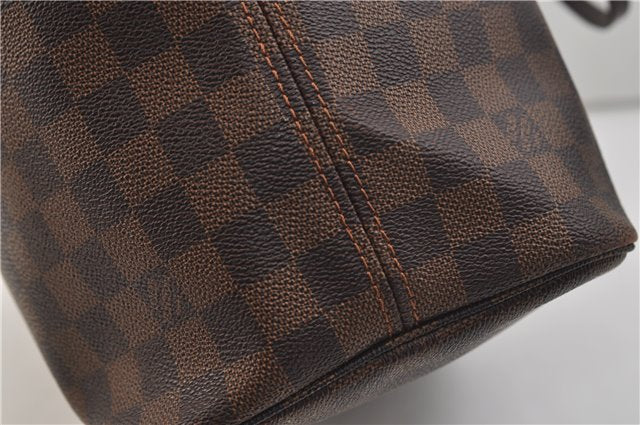 Authentic Louis Vuitton Damier Neverfull MM Shoulder Tote Bag N51105 LV 9734D