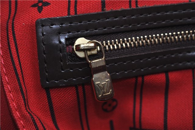 Authentic Louis Vuitton Damier Neverfull MM Shoulder Tote Bag N51105 LV 9734D