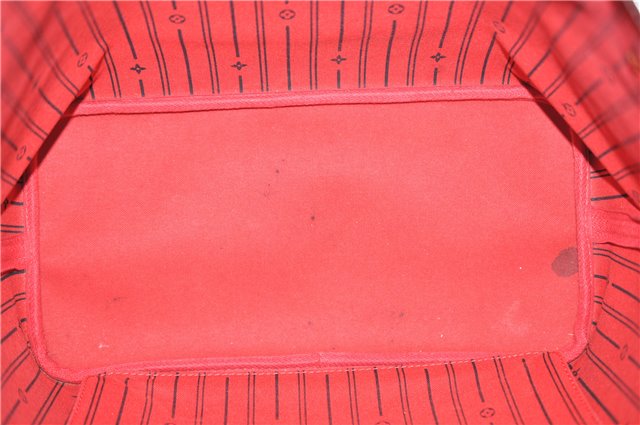 Authentic Louis Vuitton Damier Neverfull MM Shoulder Tote Bag N51105 LV 9734D