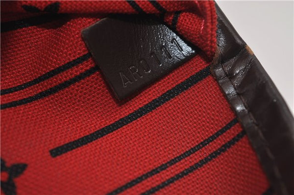 Authentic Louis Vuitton Damier Neverfull MM Shoulder Tote Bag N51105 LV 9734D