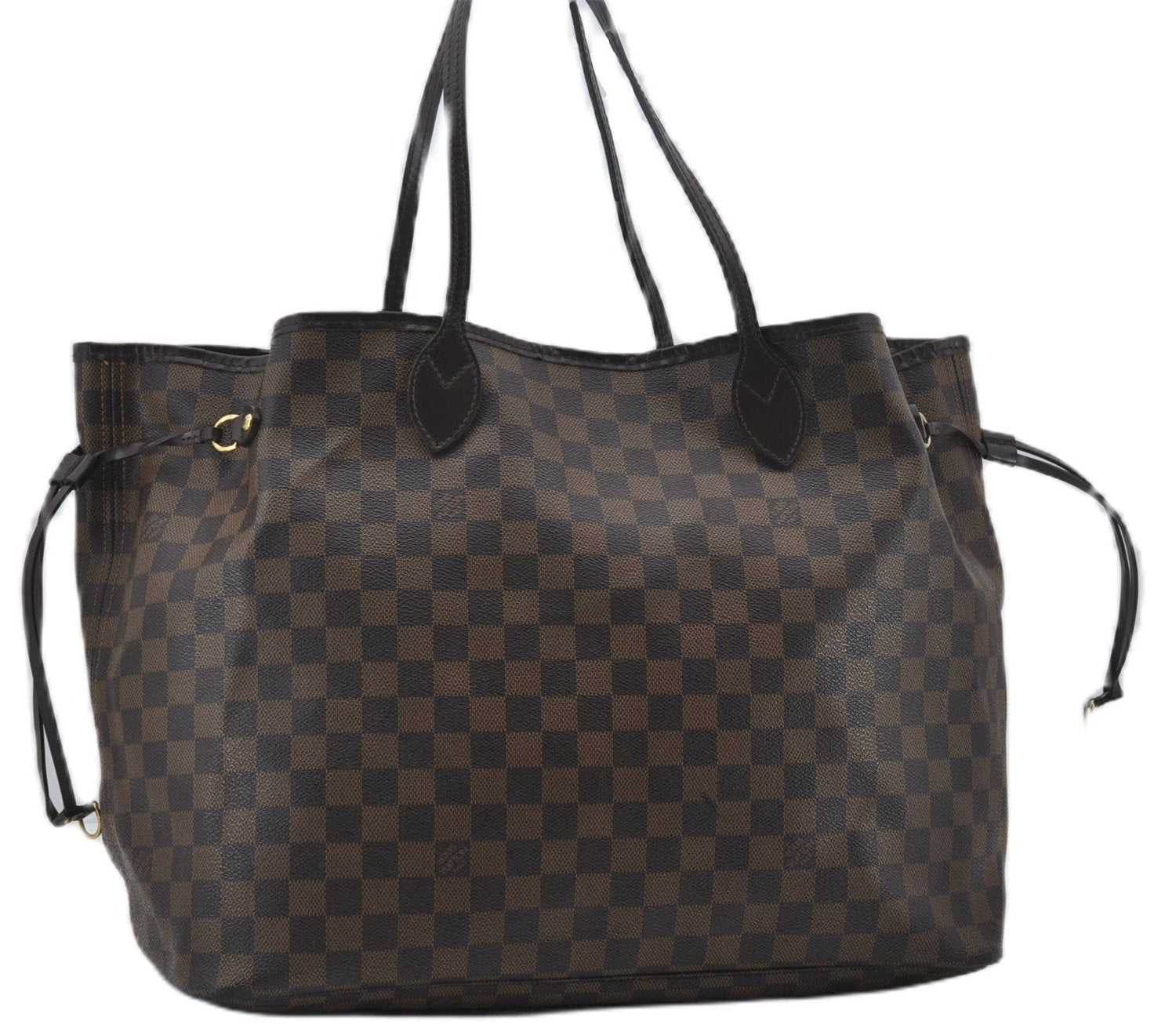 Authentic Louis Vuitton Damier Neverfull GM Shoulder Tote Bag N51106 LV 9867E