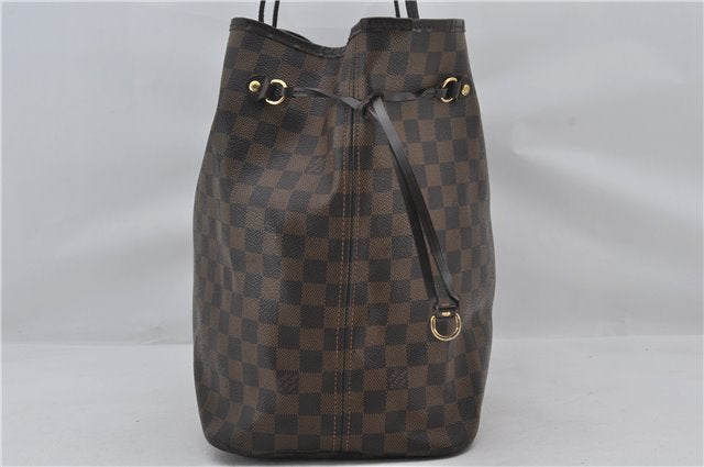 Authentic Louis Vuitton Damier Neverfull GM Shoulder Tote Bag N51106 LV 9867E