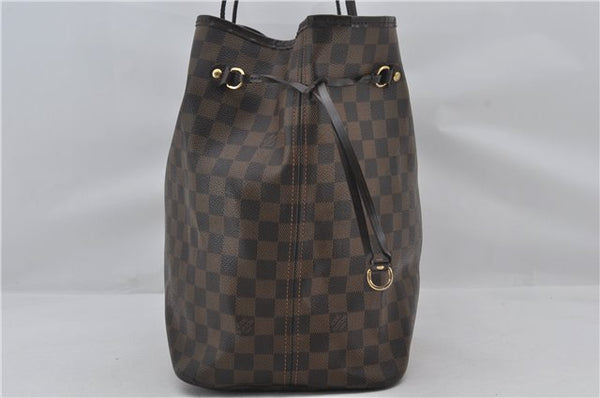 Authentic Louis Vuitton Damier Neverfull GM Shoulder Tote Bag N51106 LV 9867E