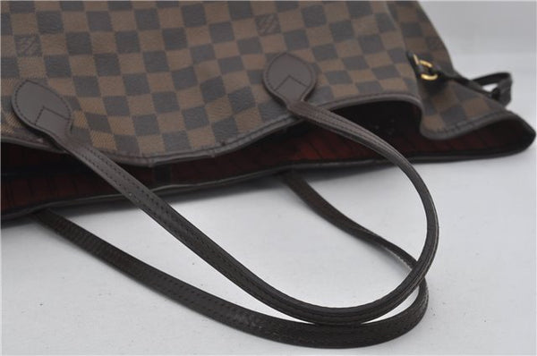 Authentic Louis Vuitton Damier Neverfull GM Shoulder Tote Bag N51106 LV 9867E