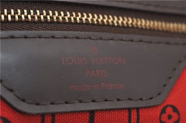 Authentic Louis Vuitton Damier Neverfull GM Shoulder Tote Bag N51106 LV 9867E