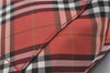 Authentic BURBERRY BLUE LABEL Check Tote Hand Bag Nylon Leather Red 9953D