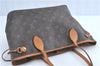 Authentic Louis Vuitton Monogram Neverfull PM Shoulder Tote Bag M40155 LV G2574