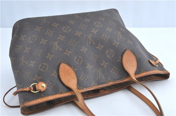 Authentic Louis Vuitton Monogram Neverfull PM Shoulder Tote Bag M40155 LV G2574