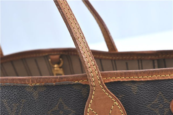 Authentic Louis Vuitton Monogram Neverfull PM Shoulder Tote Bag M40155 LV G2574