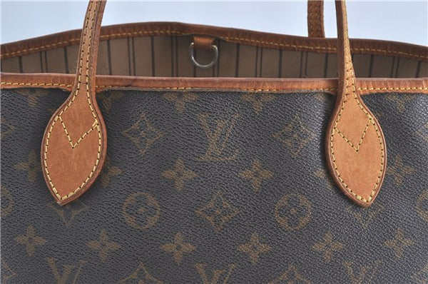 Authentic Louis Vuitton Monogram Neverfull PM Shoulder Tote Bag M40155 LV G2574