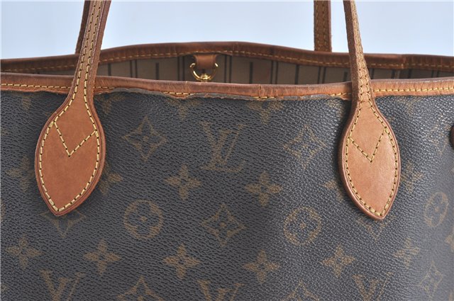 Authentic Louis Vuitton Monogram Neverfull PM Shoulder Tote Bag M40155 LV G2574
