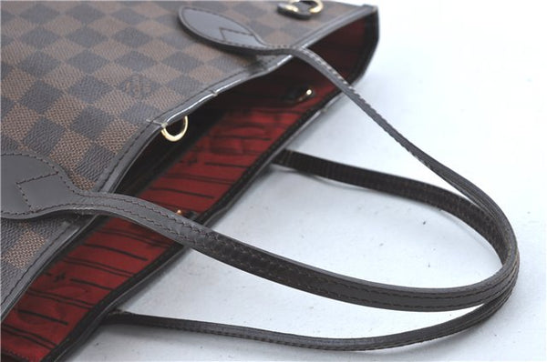 Authentic Louis Vuitton Damier Neverfull PM Tote Bag N51109 LV G5722