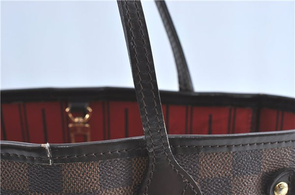 Authentic Louis Vuitton Damier Neverfull PM Tote Bag N51109 LV G5722