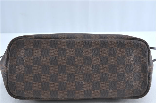 Authentic Louis Vuitton Damier Neverfull PM Tote Bag N51109 LV G5722