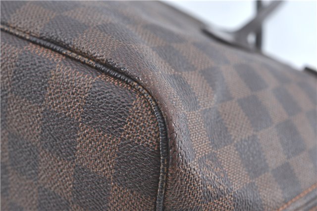 Authentic Louis Vuitton Damier Neverfull PM Tote Bag N51109 LV G5722