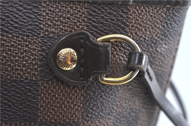 Authentic Louis Vuitton Damier Neverfull PM Tote Bag N51109 LV G5722