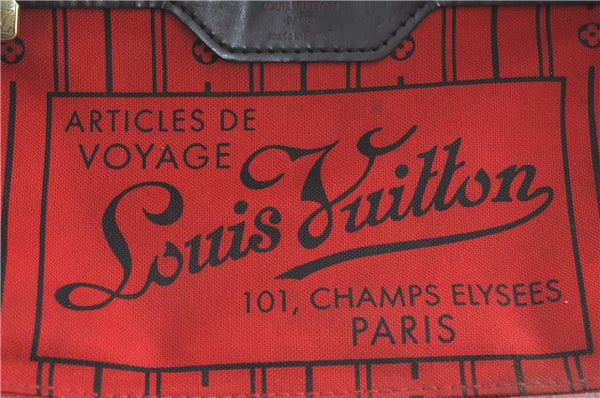 Authentic Louis Vuitton Damier Neverfull PM Tote Bag N51109 LV G5722