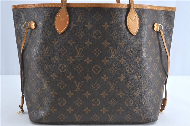 Auth Louis Vuitton Monogram Neverfull MM Mimosa Tote Bag Yellow M40997 LV H0898