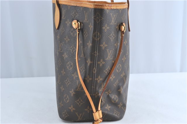Auth Louis Vuitton Monogram Neverfull MM Mimosa Tote Bag Yellow M40997 LV H0898