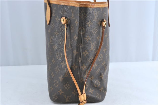 Auth Louis Vuitton Monogram Neverfull MM Mimosa Tote Bag Yellow M40997 LV H0898
