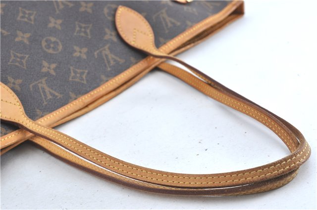 Auth Louis Vuitton Monogram Neverfull MM Mimosa Tote Bag Yellow M40997 LV H0898