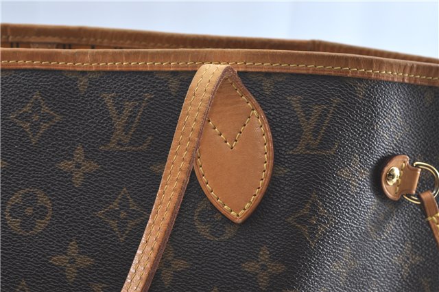 Auth Louis Vuitton Monogram Neverfull MM Mimosa Tote Bag Yellow M40997 LV H0898