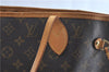 Auth Louis Vuitton Monogram Neverfull MM Mimosa Tote Bag Yellow M40997 LV H0898