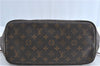 Auth Louis Vuitton Monogram Neverfull MM Mimosa Tote Bag Yellow M40997 LV H0898