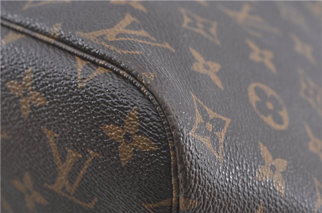 Auth Louis Vuitton Monogram Neverfull MM Mimosa Tote Bag Yellow M40997 LV H0898