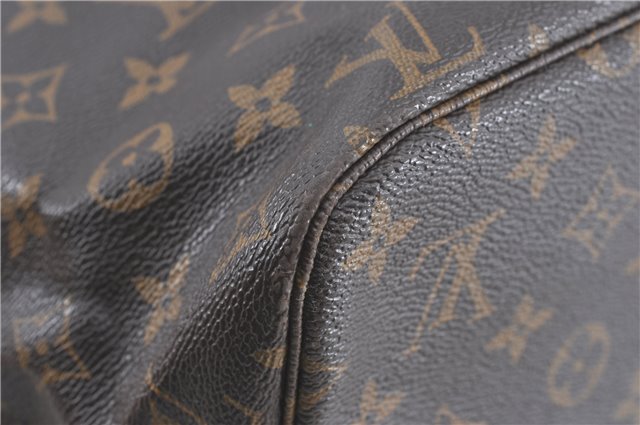 Auth Louis Vuitton Monogram Neverfull MM Mimosa Tote Bag Yellow M40997 LV H0898