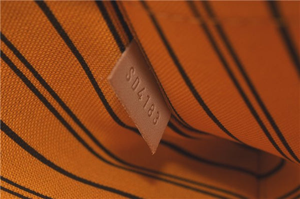 Auth Louis Vuitton Monogram Neverfull MM Mimosa Tote Bag Yellow M40997 LV H0898